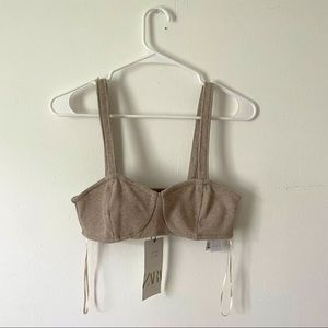 zara bralette 🥥